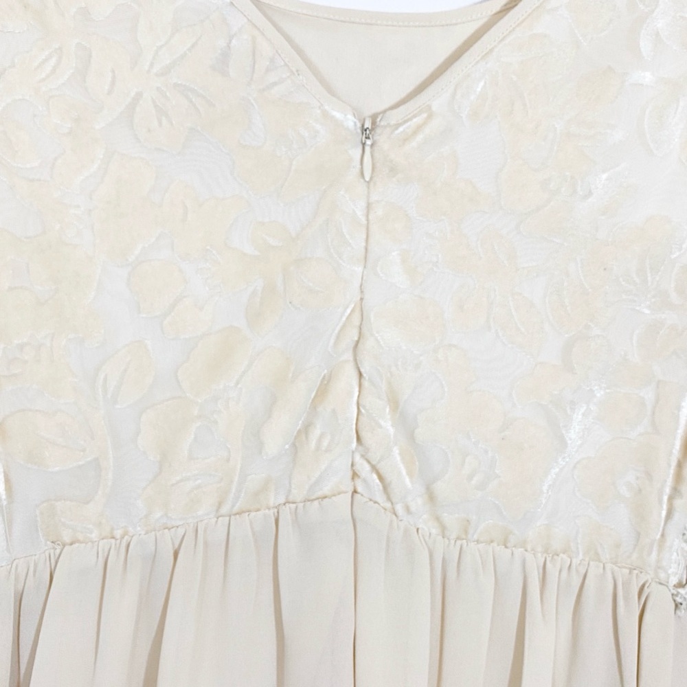 FLYING TOMATO CRUSHED VELVET CHIFFON DRESS - SZ S - Picture 8 of 8